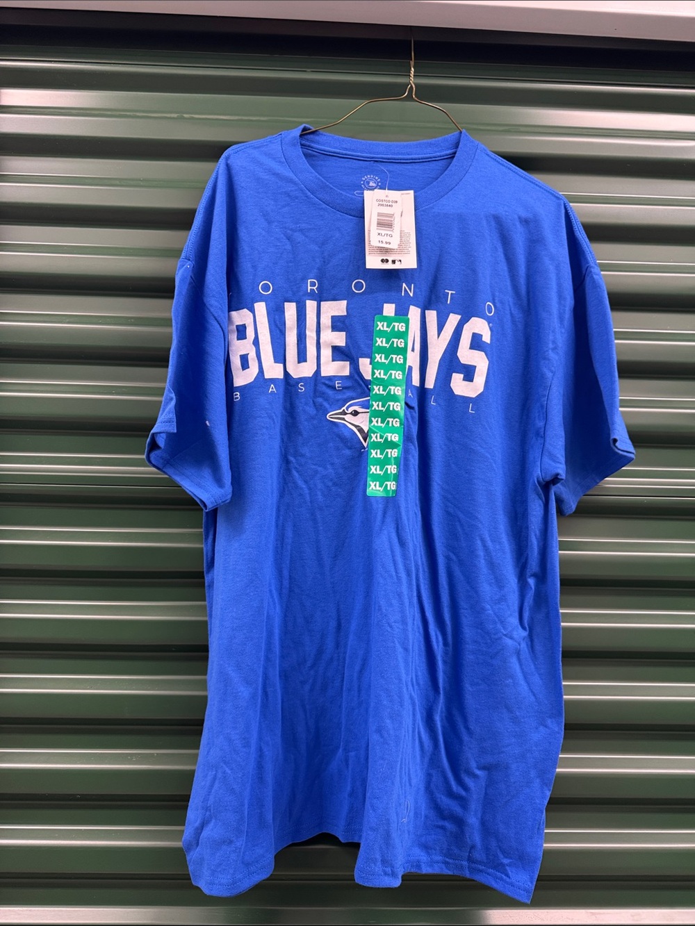 Men's Royal Blue Graphic Tee - Team Logo Crewneck